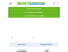 Tablet Screenshot of bidet-superstore.com